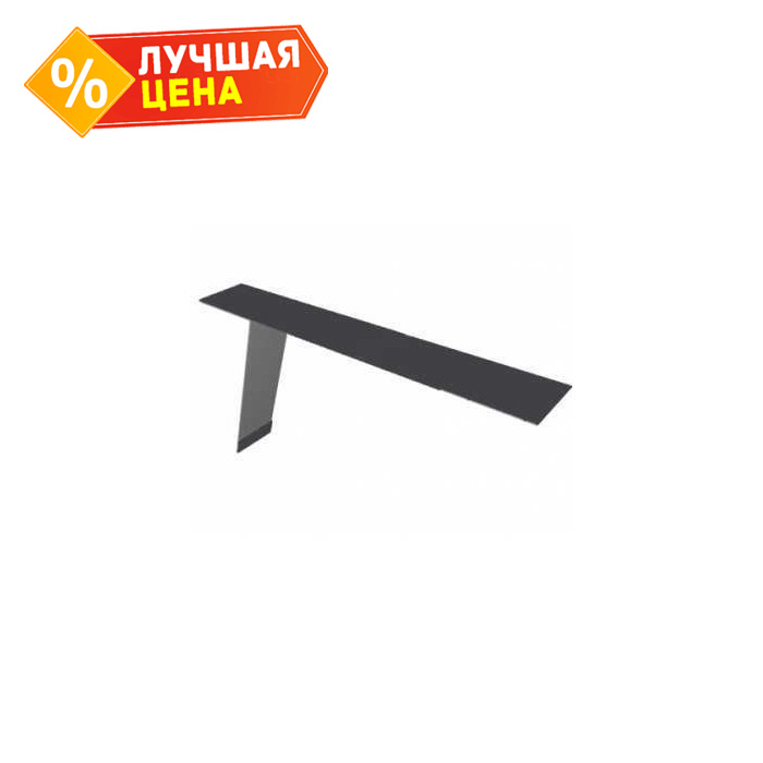 Планка карнизная фальц Grand Line 130х80 0,5 Quarzit Pro Matt RAL 7016