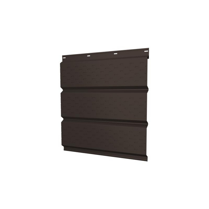 Софит металлический полная перфорация 0,5 Satin Мatt RR 32 темно-коричневый